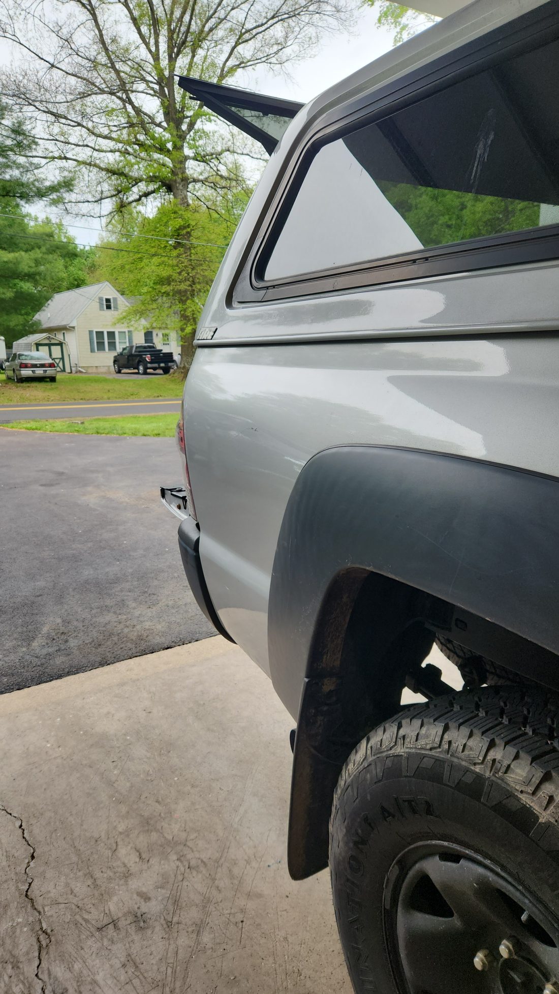 Same panel after paintless dent repair - Flawless Dents (example 1)