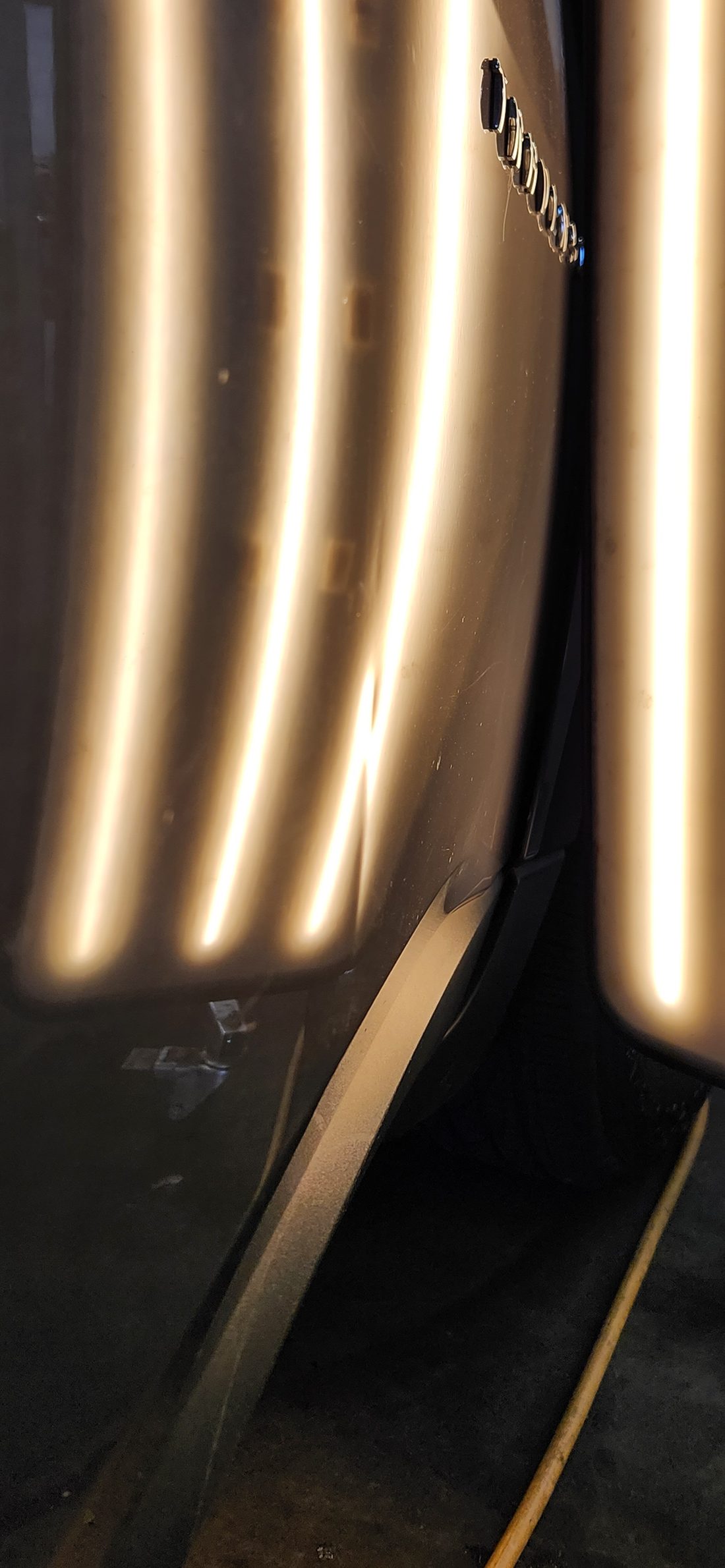 Dent before paintless dent repair - Flawless Dents (example 4)