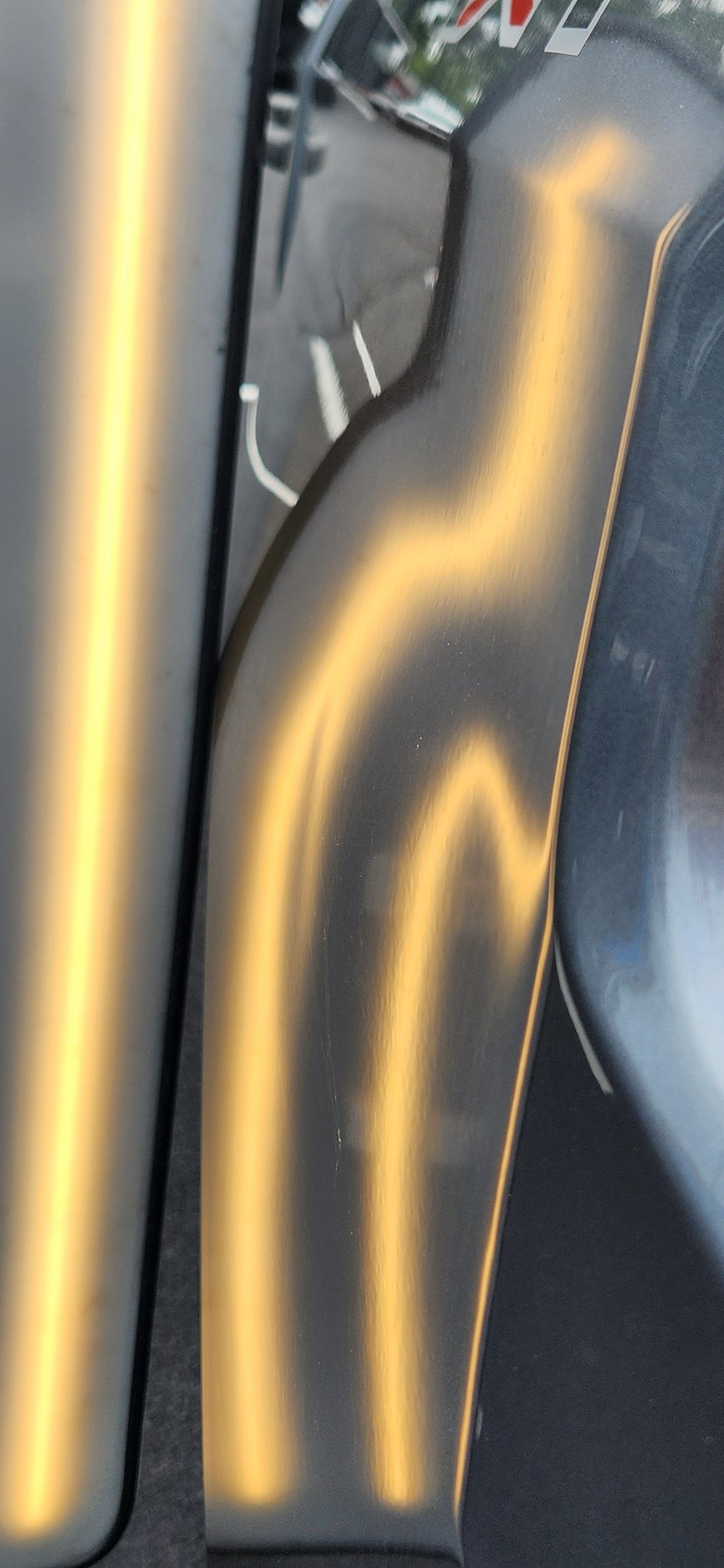 Dent before paintless dent repair - Flawless Dents (example 9)