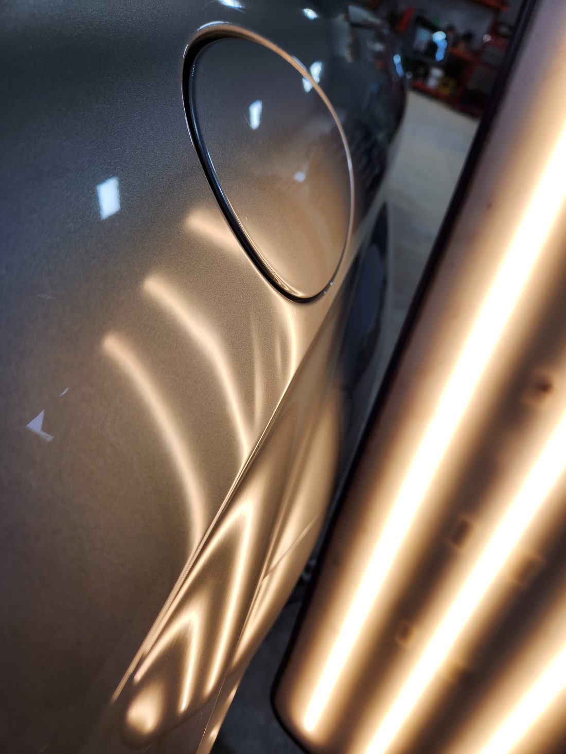 Dent before paintless dent repair - Flawless Dents (example 10)